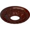 Ekena Millwork Leaf Ceiling Medallion (Canopies up to 4 3/4"), 11 3/8"OD x 3 5/8"ID x 1 1/8"P, Brushed Mahogany CM11LFBMF - alternate 4